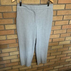 J. Crew Factory Elastic-Back Holland Pant Gray Twill Women’s Size 12P